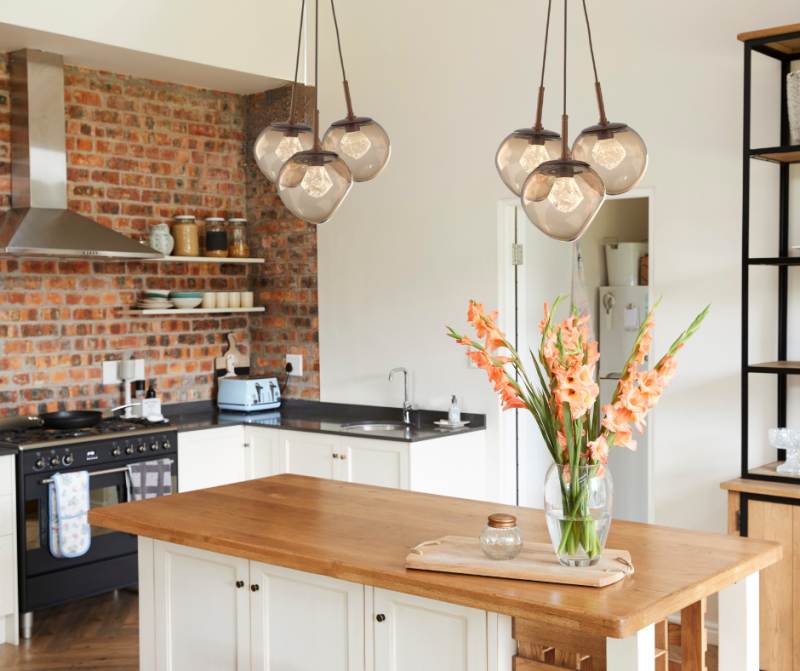designer glass pendant lights