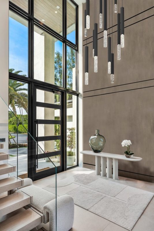 large foyer chandelier