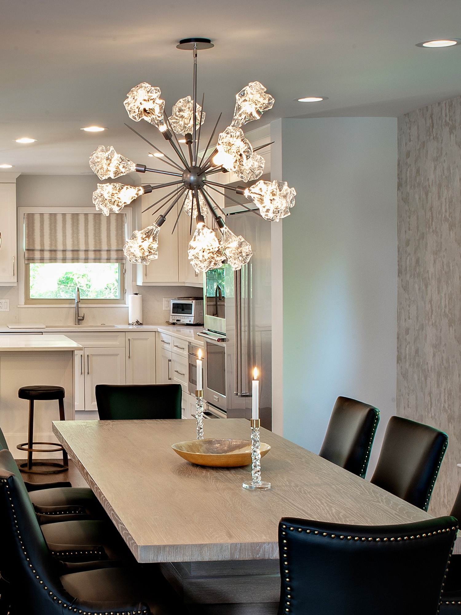 Blossom Starburst Chandelier | Jamie Schachtel Design Group, Joel Schachtel Photography