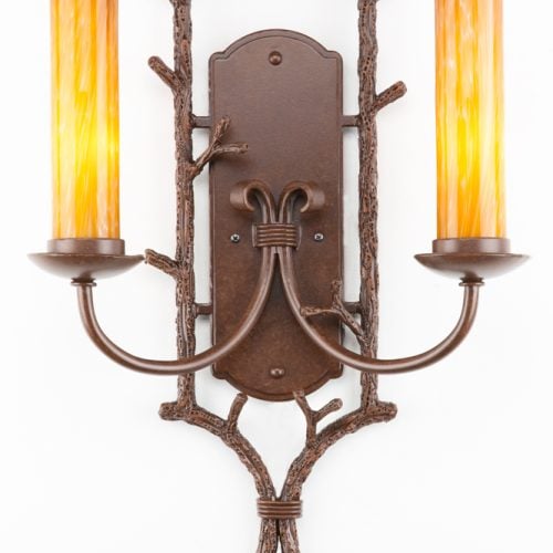 Timberpost Sconce