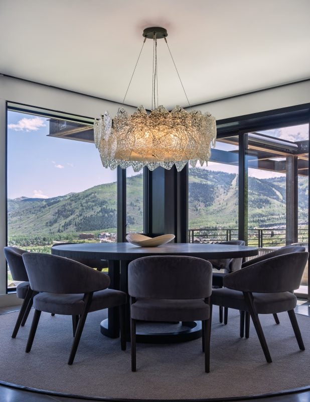 Custom Kiln-Fused Glass Chandelier | Jonna Robison