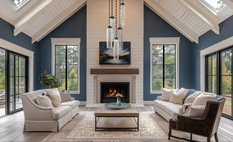 Ledgestone Round Pendant Chandelier