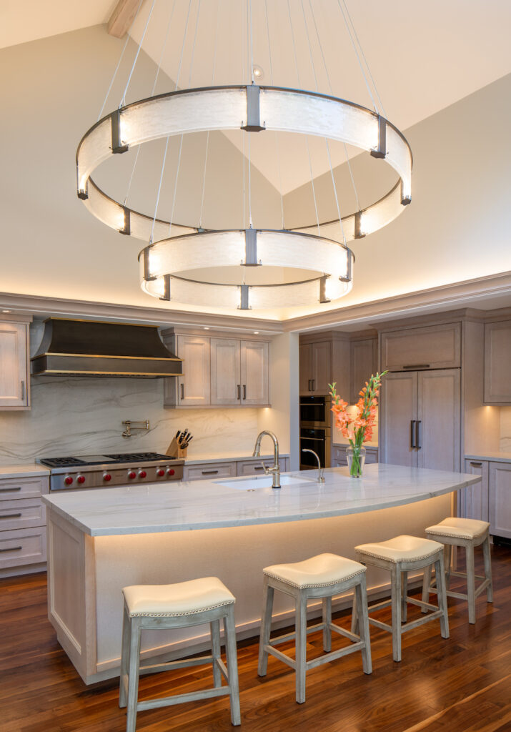 Parallel Two-Tier Ring Chandelier | KMV Williams, Josh Wells Photography