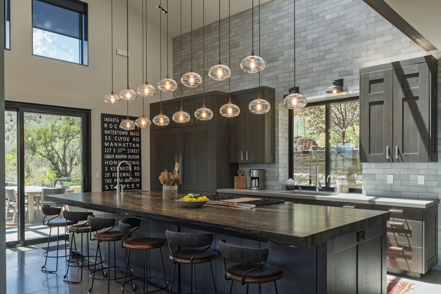 Custom Coppa Linear Pendant Chandelier | Jonna Robison