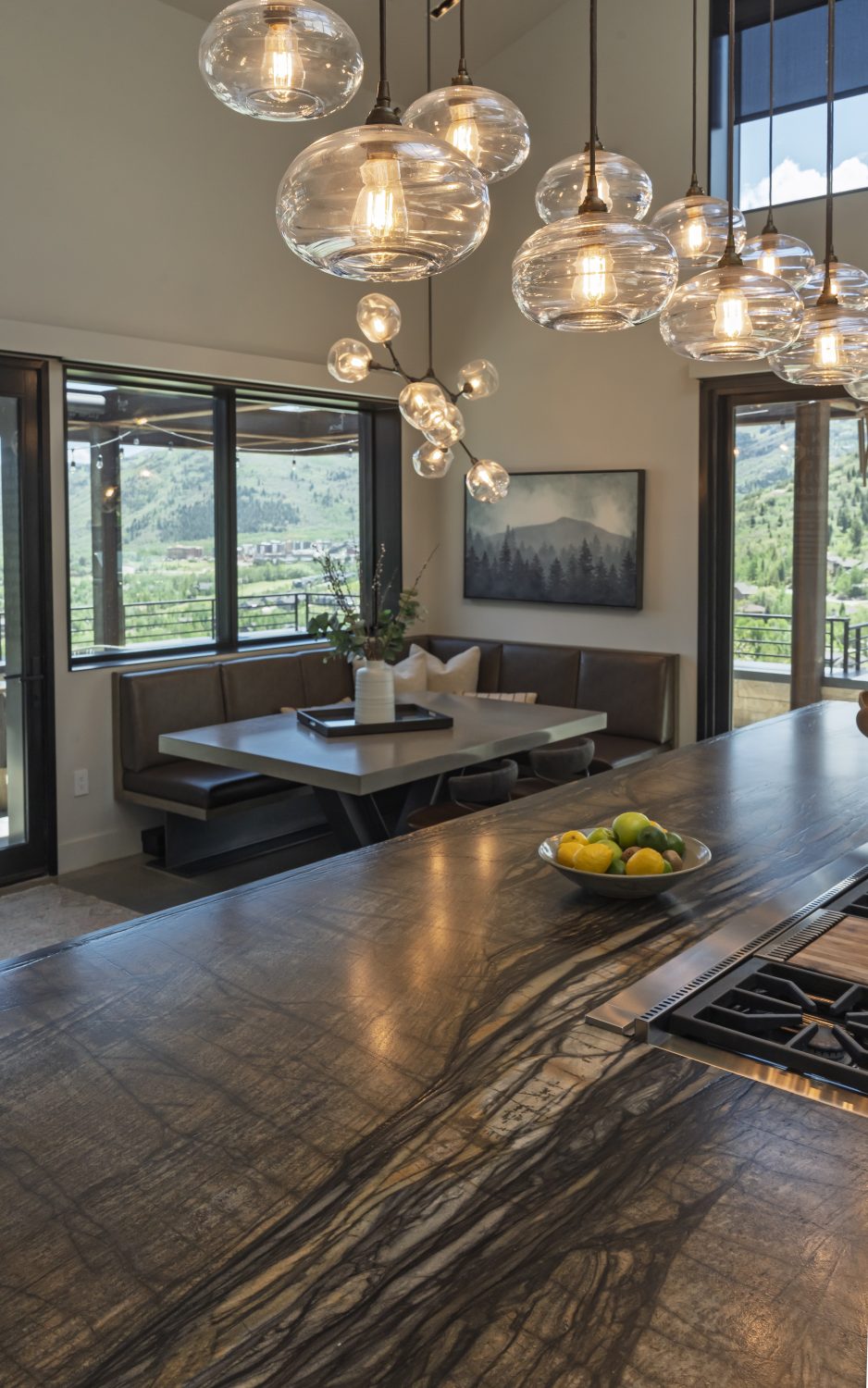 Custom Coppa Linear Pendant Chandelier | Jonna Robison