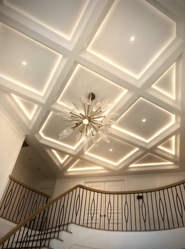 large foyer chandelier