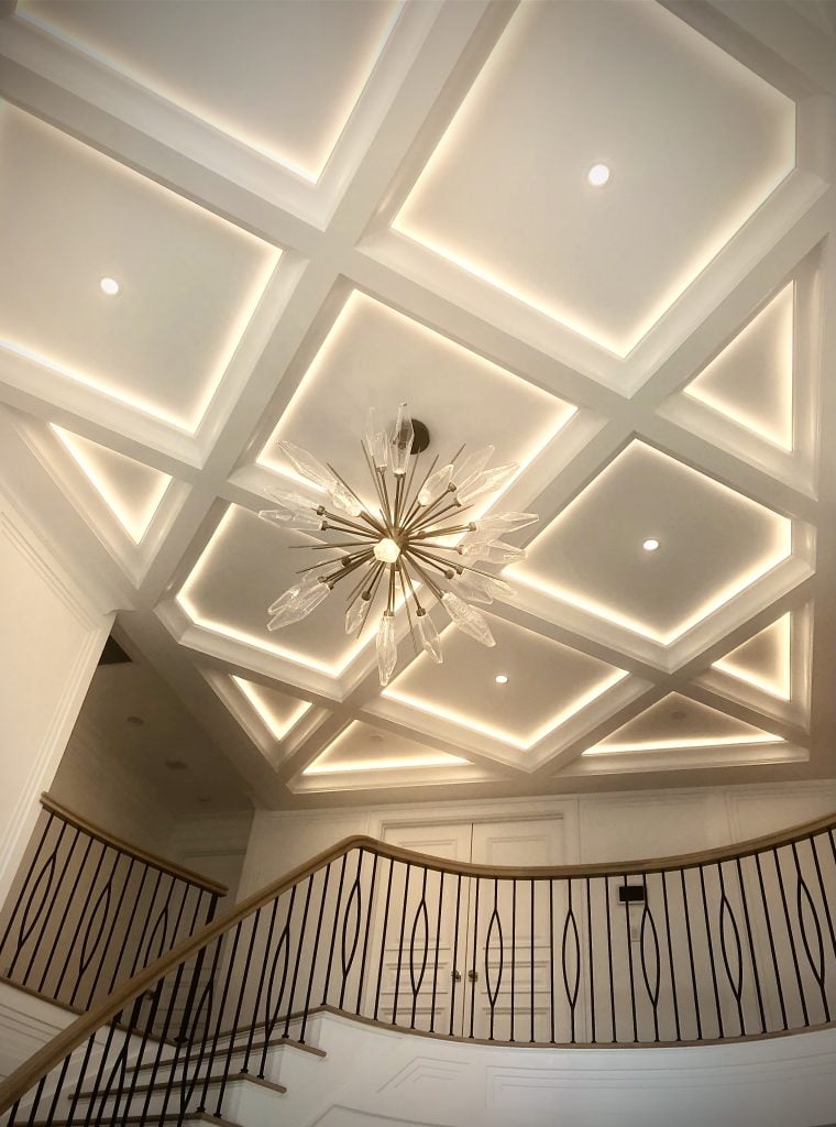 large foyer chandelier