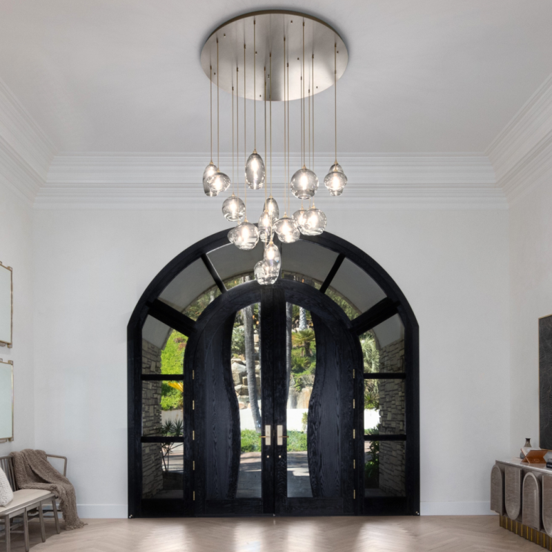 oversized chandeliers