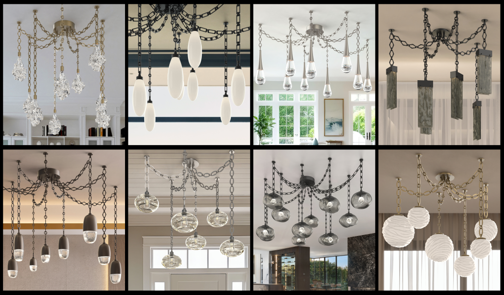 Swag Chandeliers