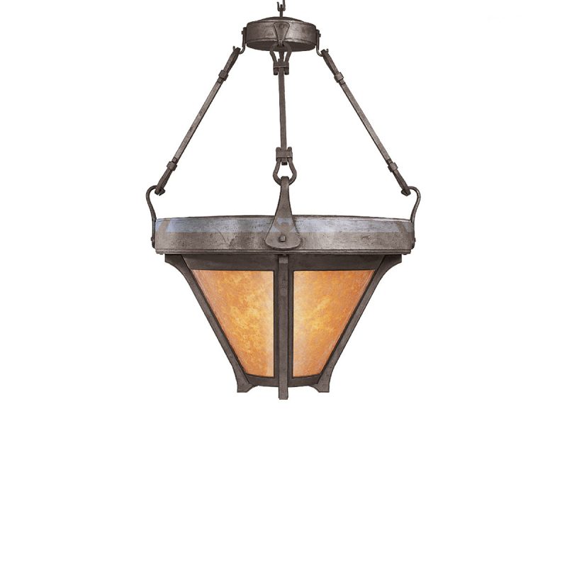 Forge Post Chandelier
