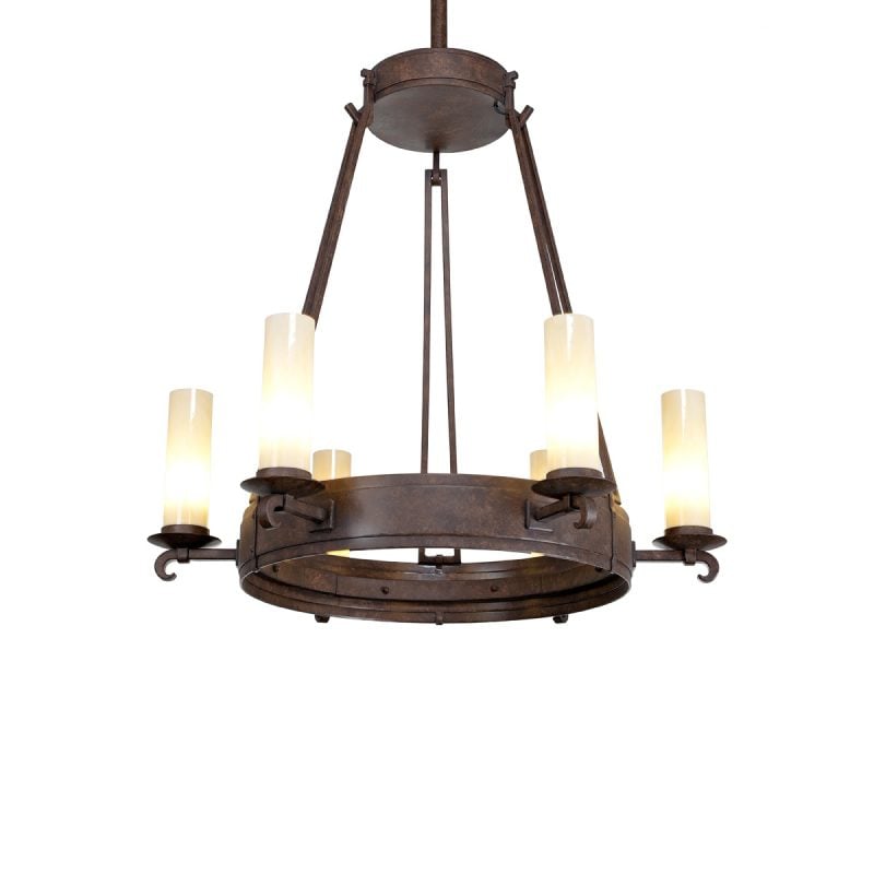 Cognac Chandelier