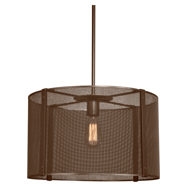 Uptown Mesh Drum Chandelier