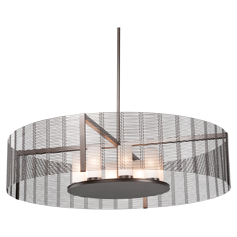 Downtown Mesh Drum Chandelier