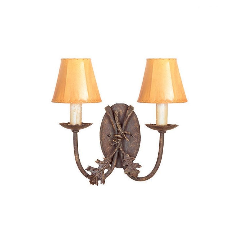 Double Oak Sconce