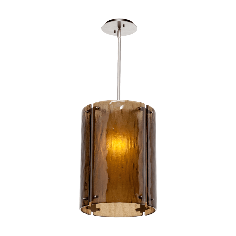 Textured Glass Large Pendant