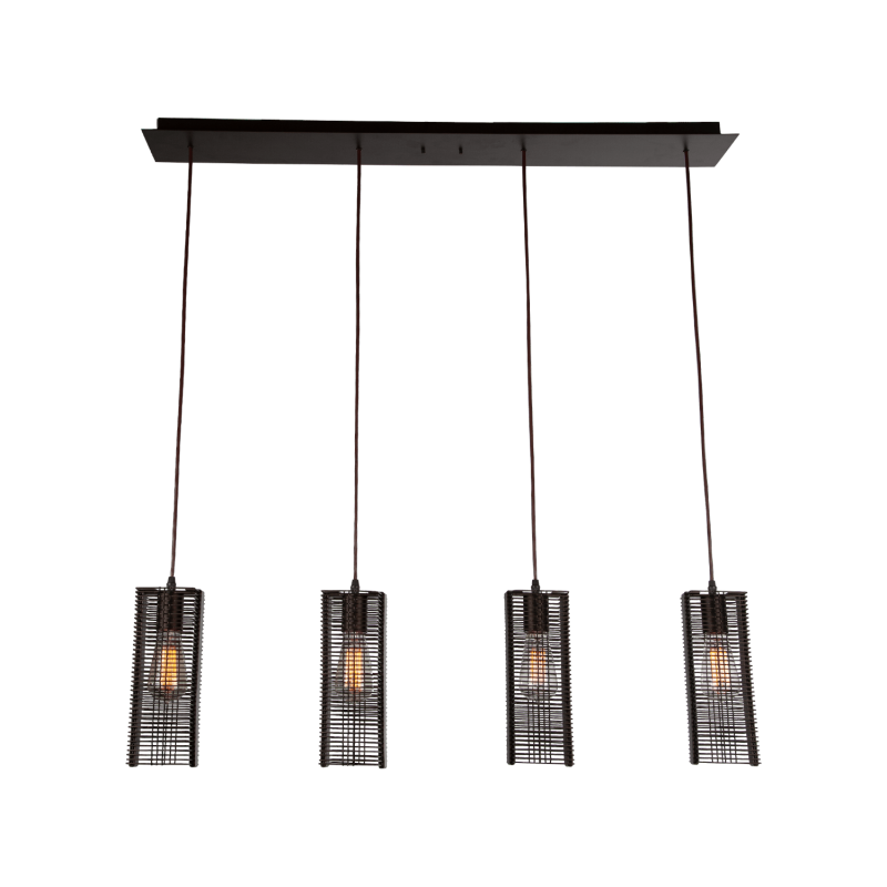 Downtown Mesh Linear Pendant Chandelier