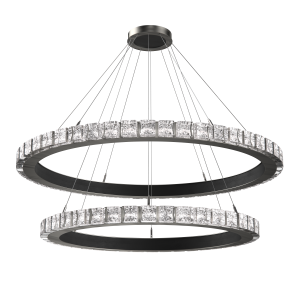 Cubic Two Tier Chandelier