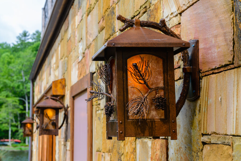 Outdoor organic sconces 
