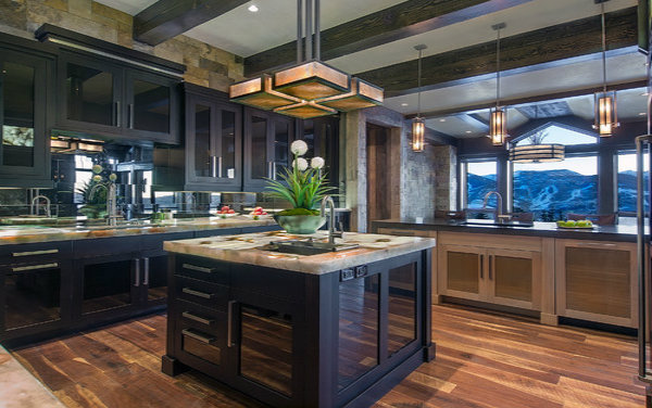 Contemporary Drum Chandelier