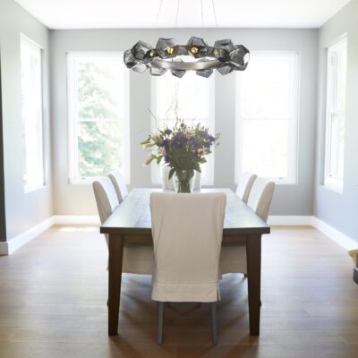 Gem Ring Chandelier CHB0039-36 living room context