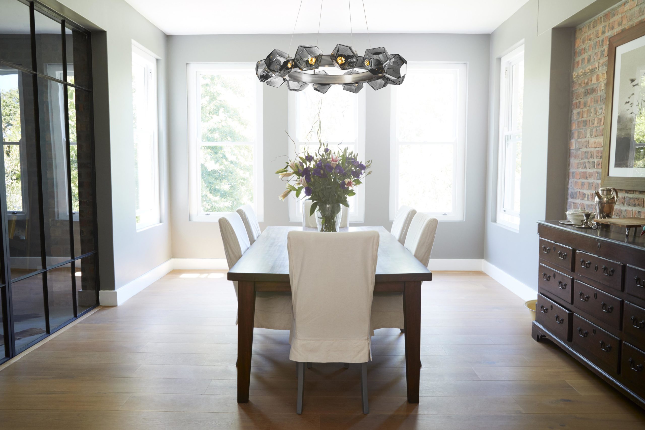 Gem Ring Chandelier CHB0039-36 living room context