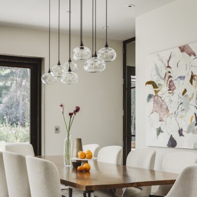 OBG Coppa Linear Suspension Multi-port PLB0036-09-FB-C-C01-E2 dining room by Nash Design Group – high res