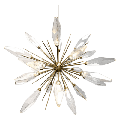 Rock Crystal starburst Light Fixture