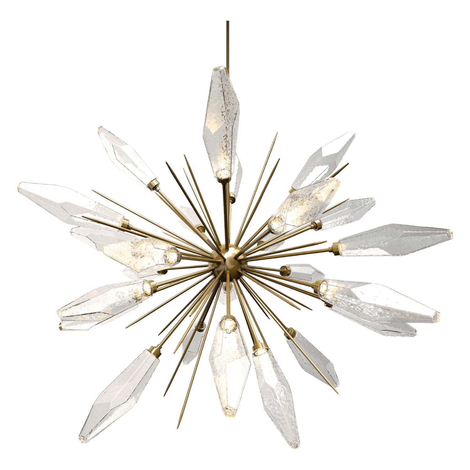 Rock Crystal starburst Light Fixture