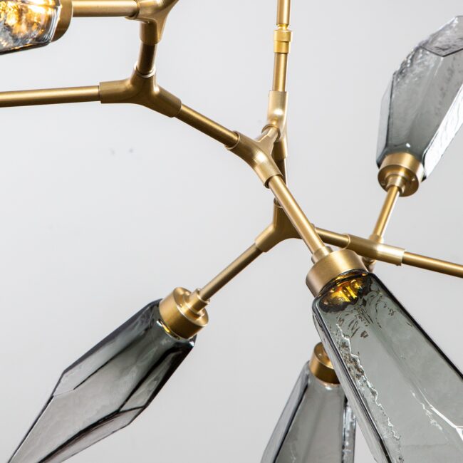 Modern Branch Chandelier - Rock Crystal
