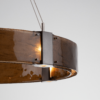 Parallel LED ring chandelier