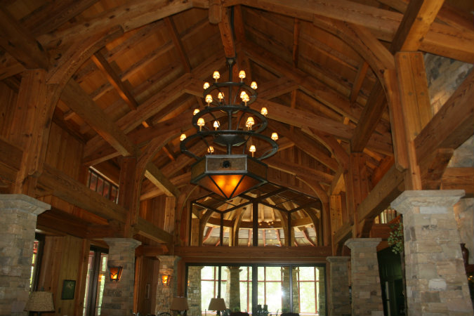Functional Large Chandelier