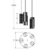 Downtown Mesh Round Multi-Port 5 Pc. CHB0020-05
