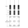 Downtown Mesh Square Multi-Port 9 Pc. CHB0020-09