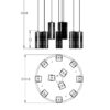 Downtown Mesh Round Multi-Port 11 Pc. CHB0020-11