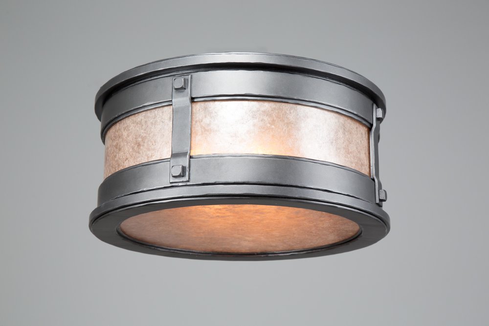 signature CLEAN-LINED CRAFTSMAN drum flush mount