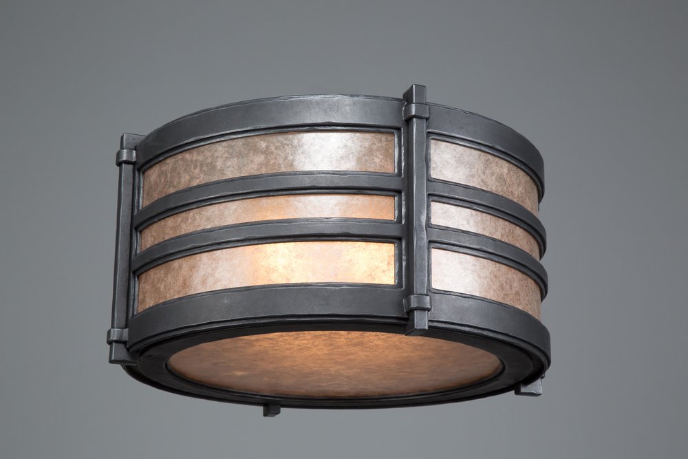 signature CLEAN-LINED CRAFTSMAN drum flush mount