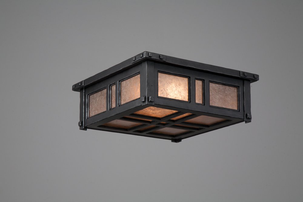 signature CLEAN-LINED CRAFTSMAN square flush mount