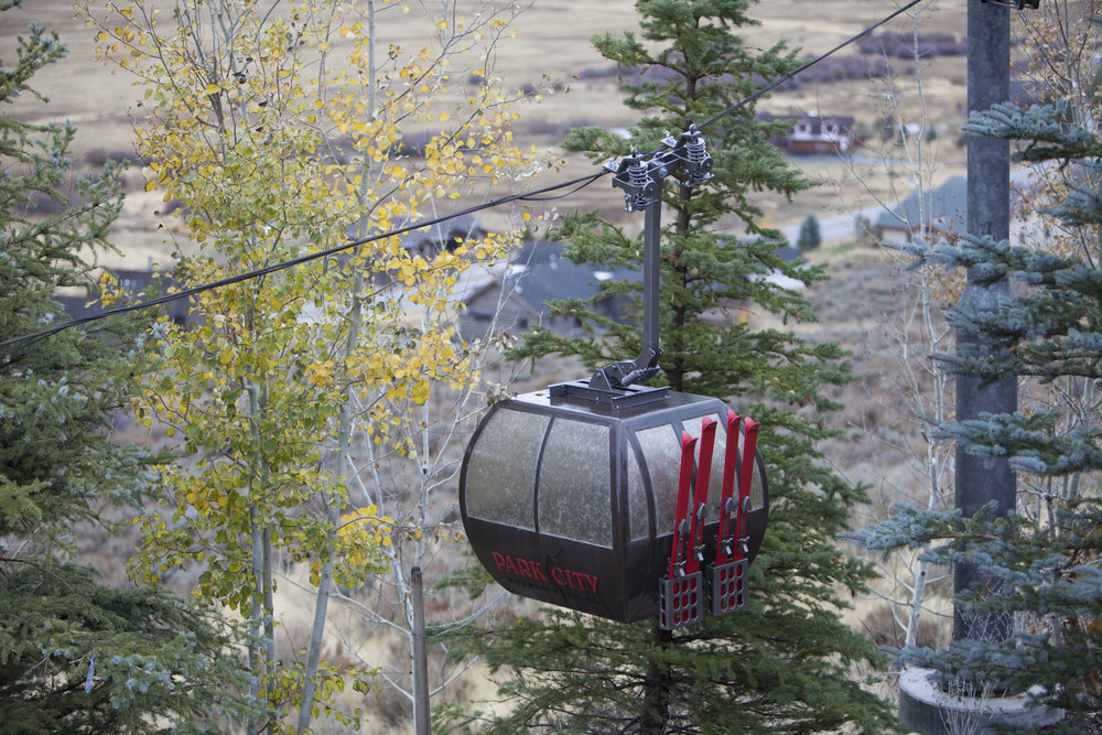 Above and below: a larger version of this custom creation, scaled to 1/3 actual size, hangs in the backyard of a Park City client.