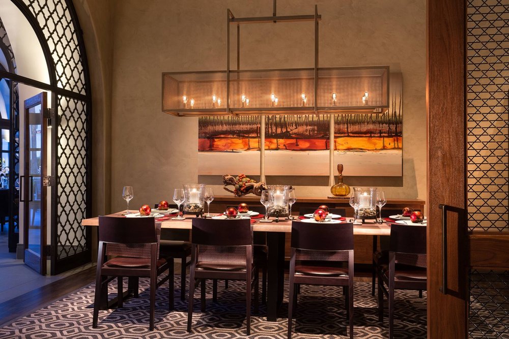  Modified Contemporary PL2159, 72"&nbsp;wide, &nbsp;with Fine Mesh diffuser and tempered bronze finish. Photo: Hyatt Regency, Huntington Beach CA 