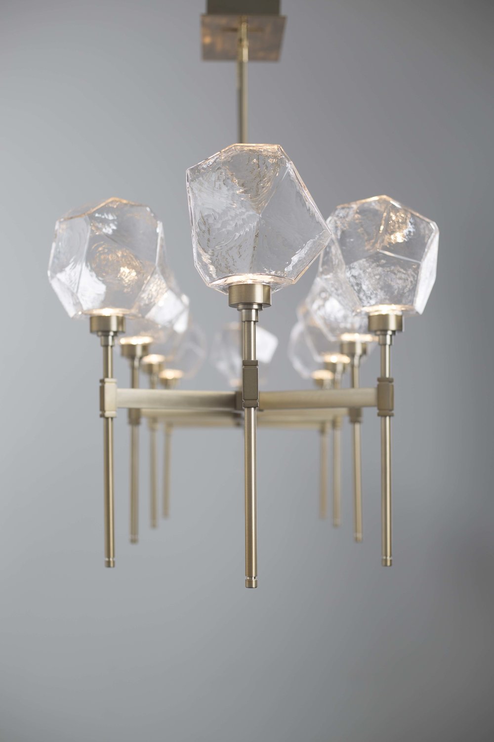 Heritage Brass finish with clear glass