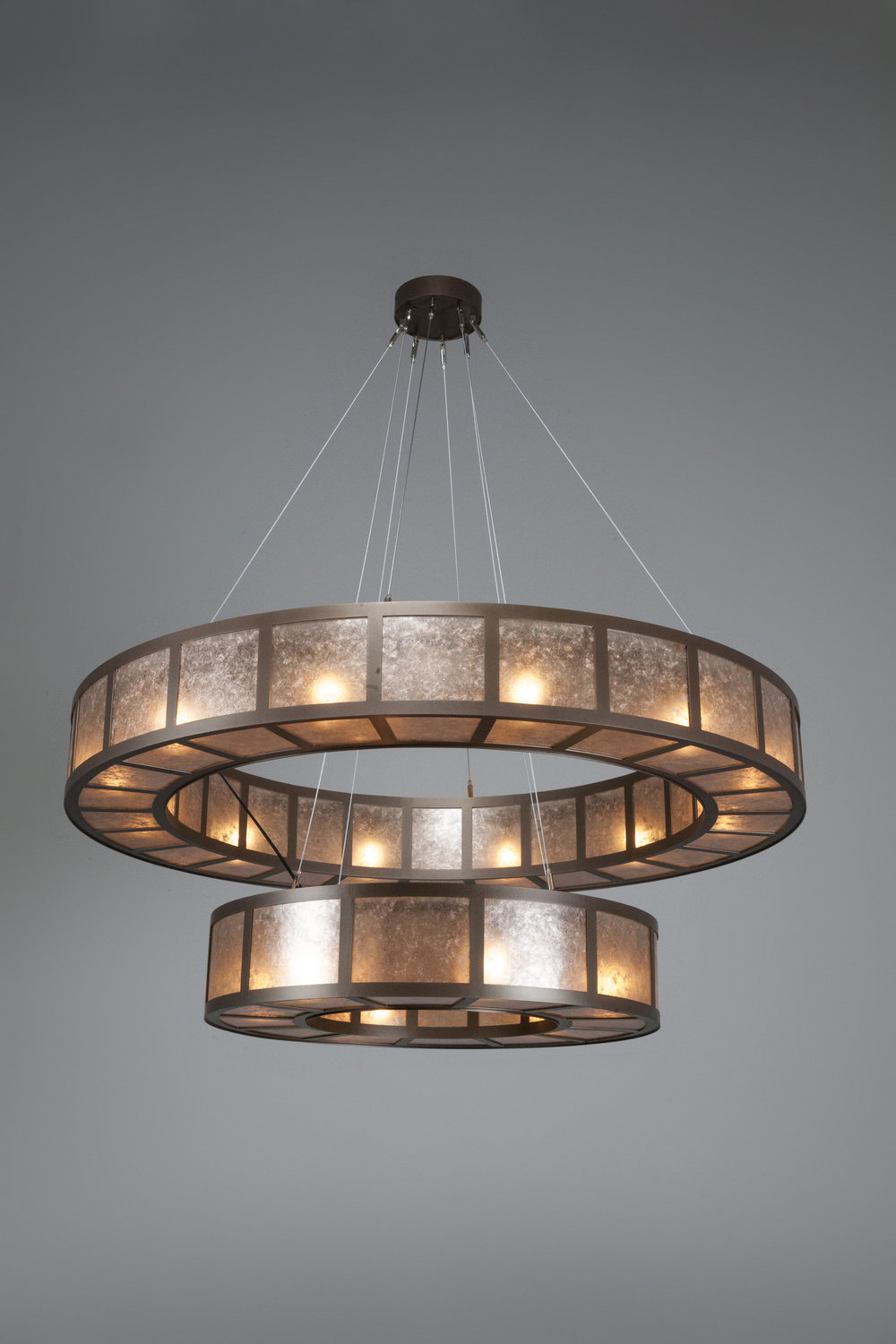 CH2249-L, shown in a Flat bronze finish with light mica lens.
