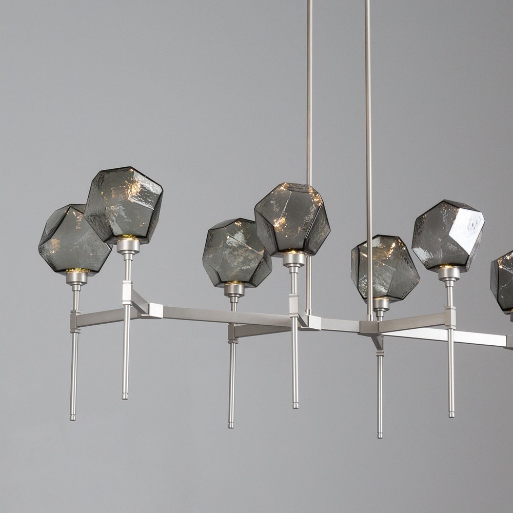 Metallic Beige Silver finish with smoke glass