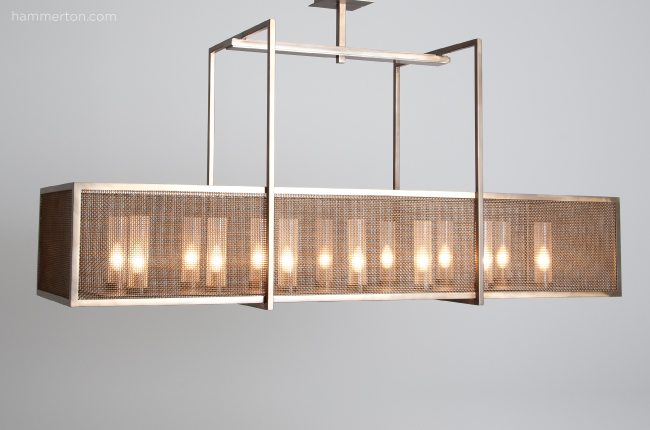 Linear Mesh Dining Light