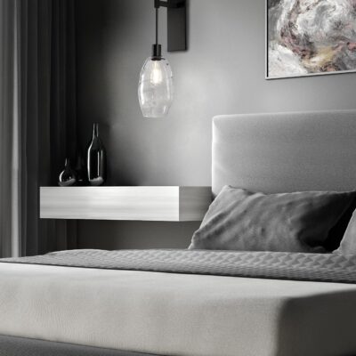 Ellisse Tempo Sconce by Hammerton Studio IDB0035-24 Context_Bedroom