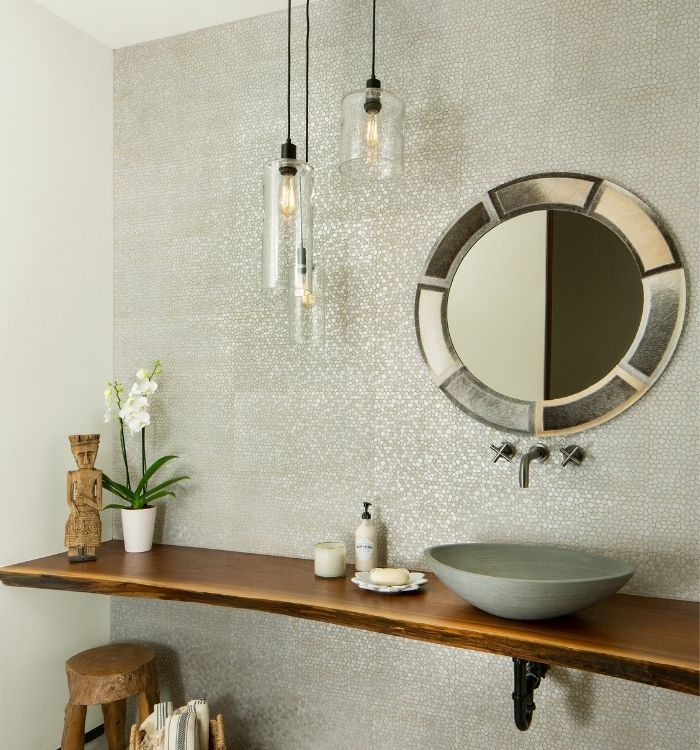 hand blown glass pendants apothecary