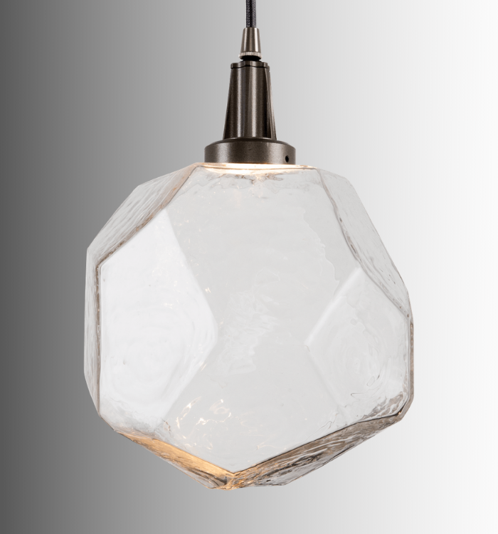 Hand blown glass pendant gems Product
