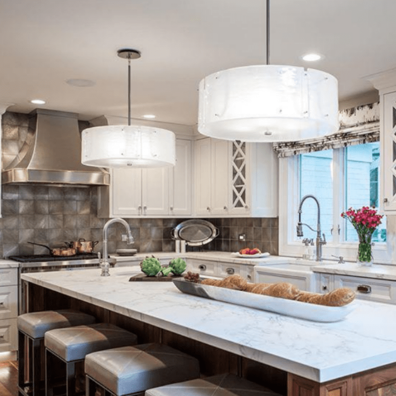 kitchen drum lighting