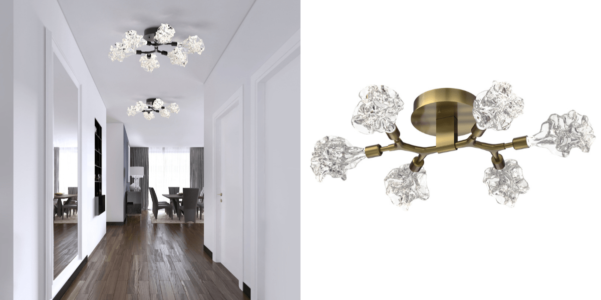 entryway lighting flush mount