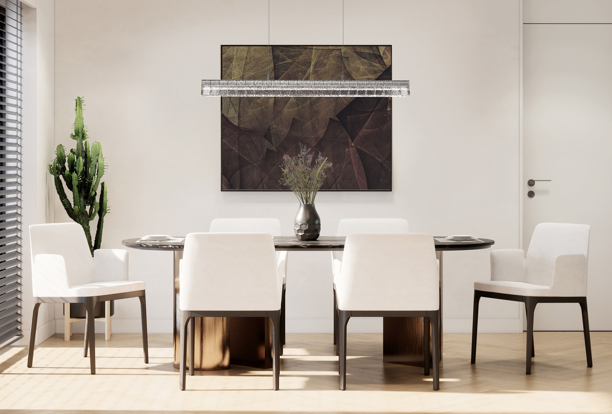modern natural tone dining room interior design and decoration w