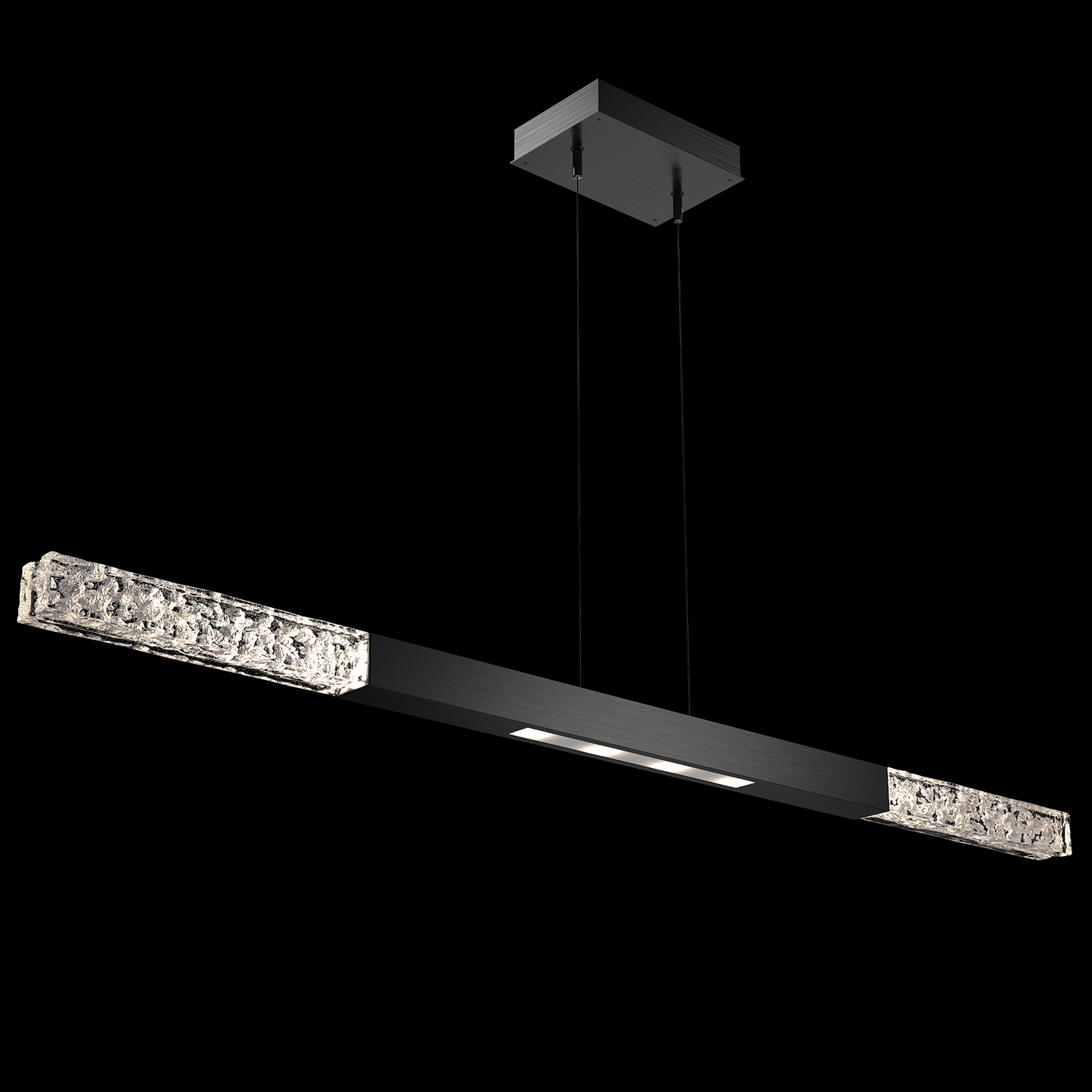 Hammerton-Studio_Axis Single-moda-Chandelier-PLB0060-48-GM-GC-Black